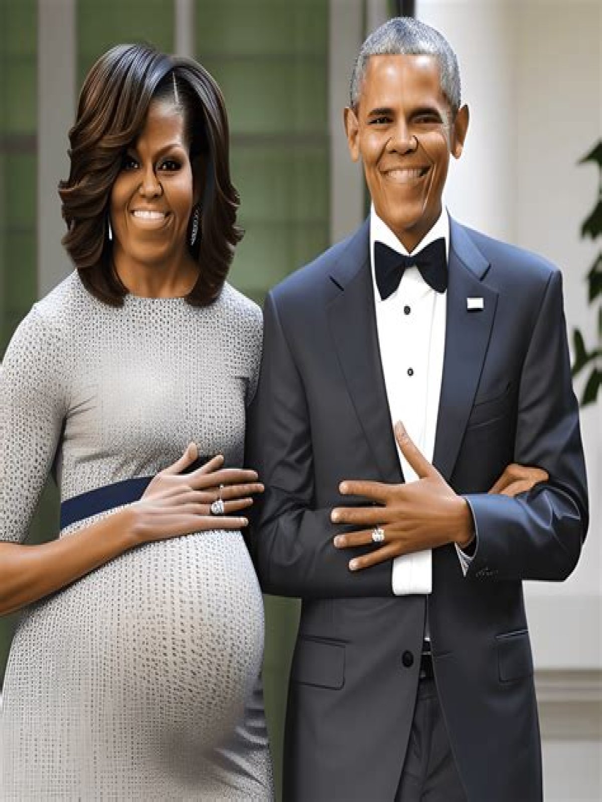 Captivating Moments: Michele Obama's Pregnancy Pictures